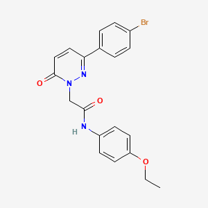 2-(3-(4-bromophenyl)-6-oxopyridazin-1(6H)-yl)-N-(4-ethoxyphenyl)acetamide