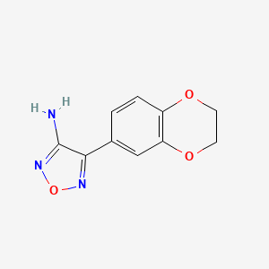 4-(2,3-Dihydrobenzo[b][1,4]dioxin-6-yl)-1,2,5-oxadiazol-3-amine