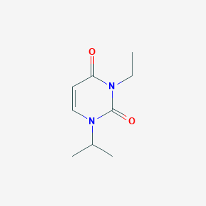 molecular formula C9H14N2O2 B14865194 3-ethyl-1-isopropylpyrimidine-2,4(1H,3H)-dione 