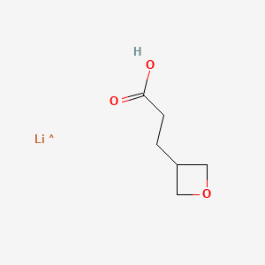 Lithium salt;3-(oxetan-3-yl)propanoic acid