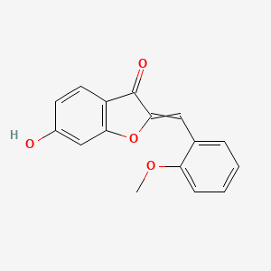 6-Hydroxy-2-[(2-methoxyphenyl)methylidene]-1-benzofuran-3-one