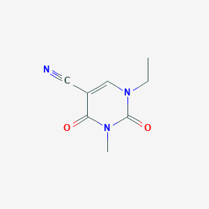 1-Ethyl-3-methyl-2,4-dioxo-1,2,3,4-tetrahydropyrimidine-5-carbonitrile