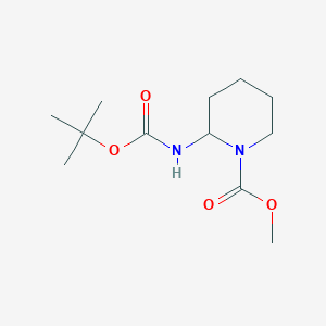 Methyl 2-((tert-butoxycarbonyl)amino)piperidine-1-carboxylate