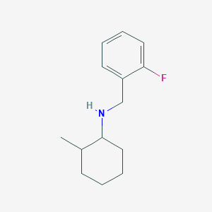 B1486532 N-[(2-fluorophenyl)methyl]-2-methylcyclohexan-1-amine CAS No. 924868-54-2