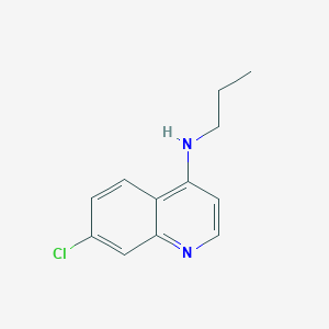 molecular formula C12H13ClN2 B14865341 7-chloro-N-propylquinolin-4-amine 