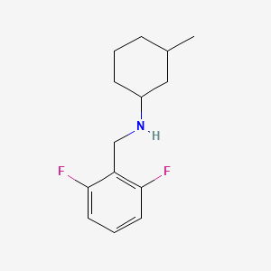 B1486535 N-[(2,6-difluorophenyl)methyl]-3-methylcyclohexan-1-amine CAS No. 1096843-62-7