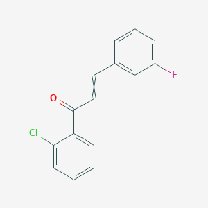 1-(2-Chlorophenyl)-3-(3-fluorophenyl)prop-2-en-1-one