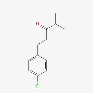1-(4-Chlorophenyl)-4-methylpentan-3-one