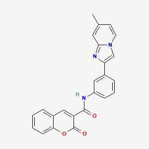 N-(3-(7-methylimidazo[1,2-a]pyridin-2-yl)phenyl)-2-oxo-2H-chromene-3-carboxamide