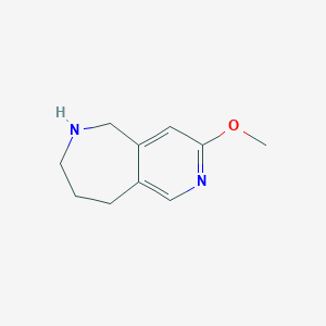 molecular formula C10H14N2O B14865425 3-Methoxy-6,7,8,9-tetrahydro-5H-pyrido[4,3-C]azepine CAS No. 1393552-15-2