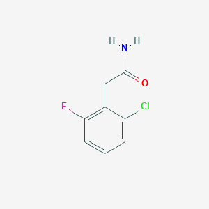 molecular formula C8H7ClFNO B1486545 2-(2-氯-6-氟苯基)乙酰胺 CAS No. 895903-54-5
