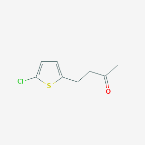 molecular formula C8H9ClOS B1486546 4-(5-氯噻吩-2-基)丁-2-酮 CAS No. 1099653-15-2