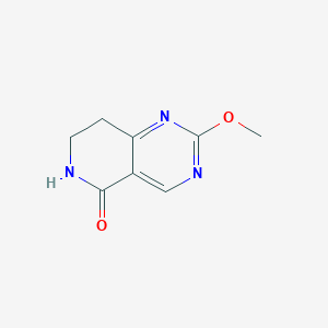 molecular formula C8H9N3O2 B14865470 2-Methoxy-7,8-dihydropyrido[4,3-D]pyrimidin-5(6H)-one 