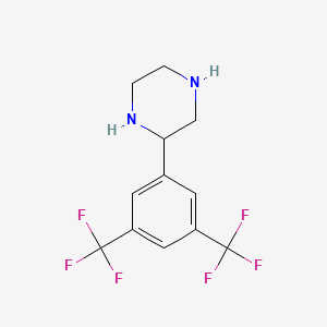 2-(3,5-Bis(trifluoromethyl)phenyl)piperazine