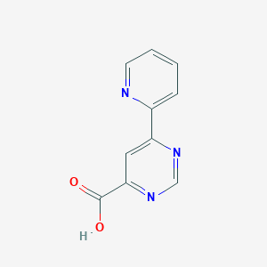 6-(Pyridin-2-yl)pyrimidine-4-carboxylic acid