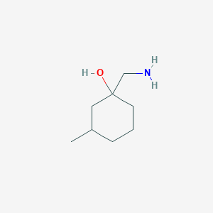 molecular formula C8H17NO B1486551 1-(Aminomethyl)-3-methylcyclohexan-1-ol CAS No. 37022-19-8