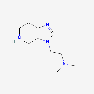 molecular formula C10H18N4 B14865510 N,N-Dimethyl-N-[2-(4,5,6,7-tetrahydro-3H-imidazo[4,5-C]pyridin-3-YL)ethyl]amine 