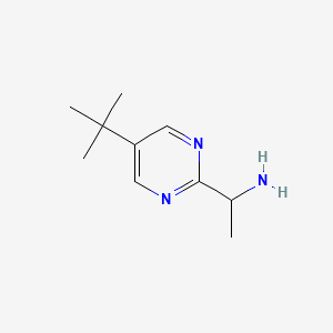 1-(5-Tert-butylpyrimidin-2-YL)ethan-1-amine