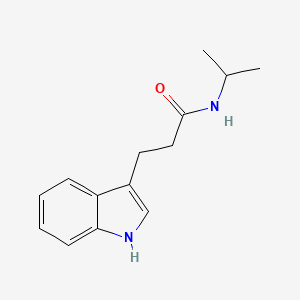 molecular formula C14H18N2O B14865565 3-(1H-indol-3-yl)-N-isopropylpropanamide 