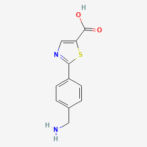 2-(4-Aminomethyl-phenyl)-thiazole-5-carboxylic acid