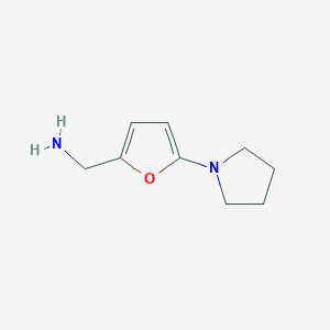 (5-(Pyrrolidin-1-yl)furan-2-yl)methanamine