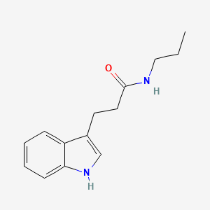 molecular formula C14H18N2O B14865588 3-(1H-indol-3-yl)-N-propylpropanamide 