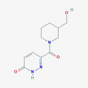 6-[3-(Hydroxymethyl)piperidine-1-carbonyl]-2,3-dihydropyridazin-3-one