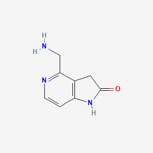 4-(Aminomethyl)-1,3-dihydro-2H-pyrrolo[3,2-C]pyridin-2-one