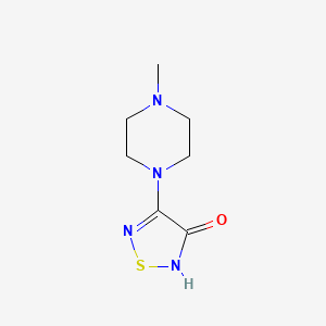 4-(4-Methylpiperazin-1-yl)-1,2,5-thiadiazol-3-ol