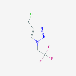 4-(Chloromethyl)-1-(2,2,2-trifluoroethyl)-1H-1,2,3-triazole