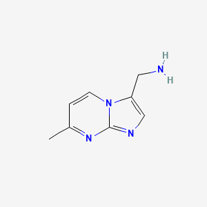 (7-Methylimidazo[1,2-A]pyrimidin-3-YL)methanamine