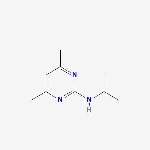 molecular formula C9H15N3 B1486571 4,6-dimethyl-N-(propan-2-yl)pyrimidin-2-amine CAS No. 2959-43-5