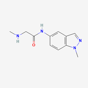 N-(1-methyl-1H-indazol-5-yl)-2-(methylamino)acetamide