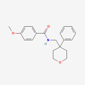 4-Methoxy-N-(4-phenyl-tetrahydro-pyran-4-ylmethyl)-benzamide