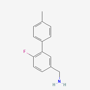 (6-Fluoro-4'-methyl-[1,1'-biphenyl]-3-yl)methanamine