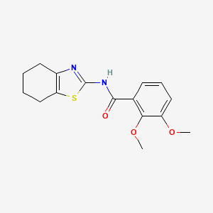 molecular formula C16H18N2O3S B14865798 2,3-dimethoxy-N-(4,5,6,7-tetrahydro-1,3-benzothiazol-2-yl)benzamide 