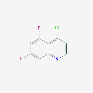 molecular formula C9H4ClF2N B1486583 4-氯-5,7-二氟喹啉 CAS No. 874831-46-6