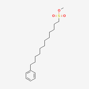 molecular formula C19H32O3S B14865881 Methyl 12-phenyldodecane-1-sulfonate 