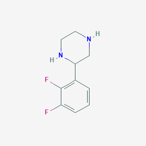 molecular formula C10H12F2N2 B14865887 2-(2,3-Difluorophenyl)piperazine 