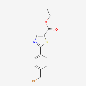 2-(4-Bromomethyl-phenyl)-thiazole-5-carboxylic acid ethyl ester