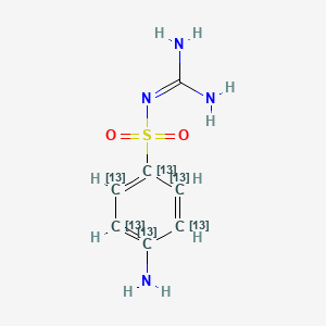 molecular formula C7H10N4O2S B14865915 Sulfaguanidine-13C6 