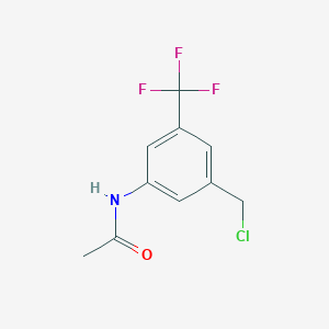 N-(3-(Chloromethyl)-5-(trifluoromethyl)phenyl)acetamide