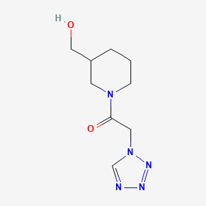 B1486595 1-[3-(hydroxymethyl)piperidin-1-yl]-2-(1H-1,2,3,4-tetrazol-1-yl)ethan-1-one CAS No. 1156806-00-6