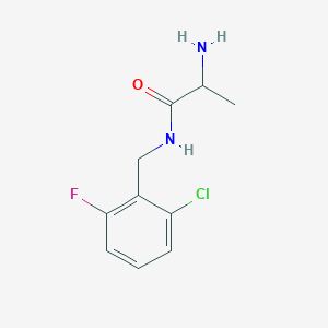 2-amino-N-[(2-chloro-6-fluorophenyl)methyl]propanamide