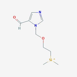 1-((2-(Dimethylsilyl)ethoxy)methyl)-1H-imidazole-5-carbaldehyde