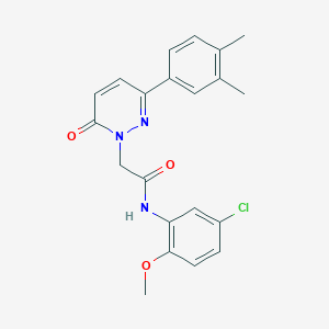 N-(5-chloro-2-methoxyphenyl)-2-(3-(3,4-dimethylphenyl)-6-oxopyridazin-1(6H)-yl)acetamide