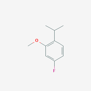 molecular formula C10H13FO B14866024 2-(4'-Fluoro-2'-methoxyphenyl)propane 