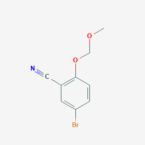 molecular formula C9H8BrNO2 B1486604 5-溴-2-(甲氧甲氧基)苯甲腈 CAS No. 1033602-66-2