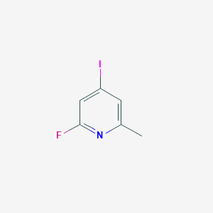 molecular formula C6H5FIN B1486605 2-Fluoro-4-iodo-6-methylpyridine CAS No. 884494-45-5
