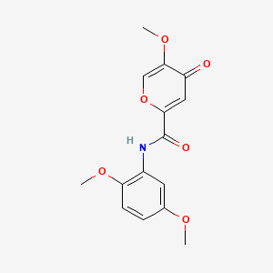 N-(2,5-dimethoxyphenyl)-5-methoxy-4-oxo-4H-pyran-2-carboxamide